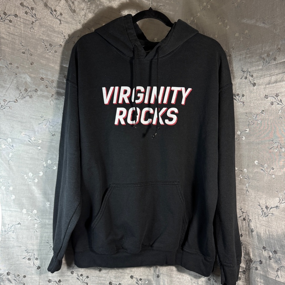 Danny Duncan Virginity Rocks Black Hooded Sweatshirt Size L